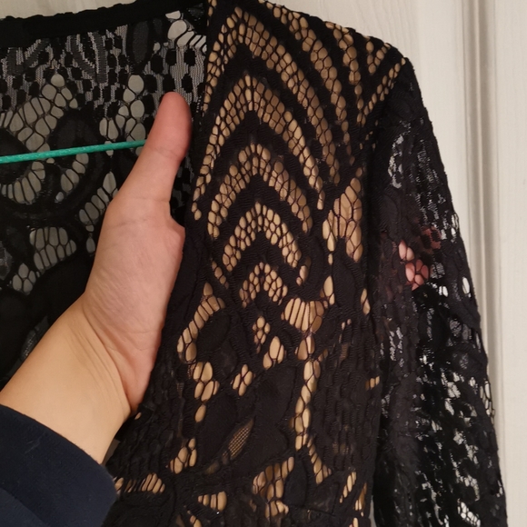 🔥 3 for $30 🔥 Forever 21 Black Lace Dress - Picture 5 of 5